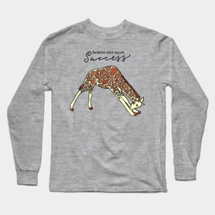 Giraffe Yoga Long Sleeve T-Shirt